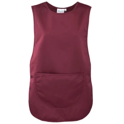 Image of Premier Ladies/Womens Pocket Tabard / Workwear (L) (Burgundy)