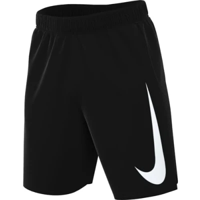 Image of NIKE DX0904 077 M NK DF CHLNGER 9UL Short HBR Shorts Men&#039;s LT Smoke Grey/Black/Black/Black Size S