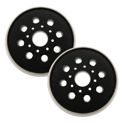Image of 2 x Sanding Discs 125 mm Velcro Backing Pad for Bosch, Plate with Bos ch PEX 220 A, GEX 1 AE, Skil 7402/7490