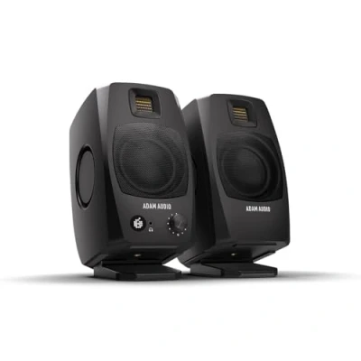 Image of ADAM Audio D3V Active Desktop Monitoring System with USB C Connection (Pair, Black)