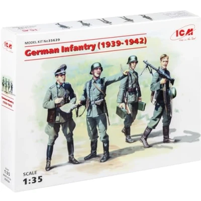 Image of ICM 1:35 German Infantry (1939 1942) 4 Figs