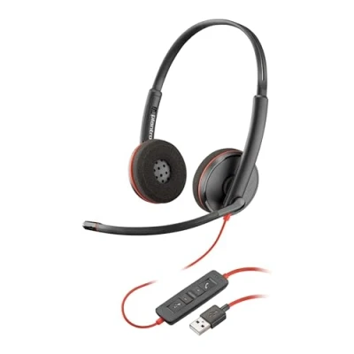Image of Plantronics Blackwire C3220 Stereo USB Headset Black