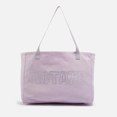 Image of Rotate Logo Embossed Canvas Tote Bag