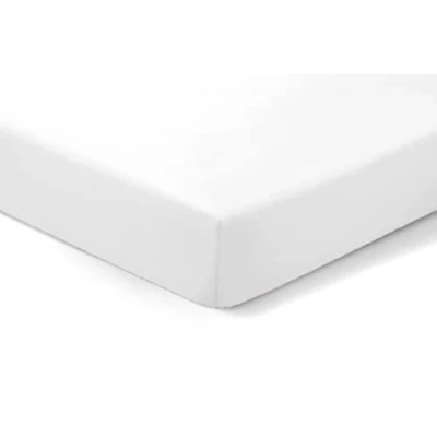 Image of Amigozone Extra Deep 16&quot;(40cm) Non Iron Percale Pollycotton Fitted Sheets (Super King, White)