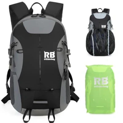 Image of Reflective Motorcycle backpack, that helps to prevent traffic accidents. Lightweight, Commuter, Riding, Cycling backpacks, Black, Laptop
