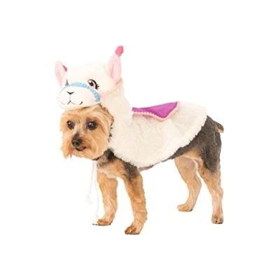 Image of Rubie&#039;s Official Llama Pet Dog Costume, Fancy Dress, Size Medium, 200 g Halloween