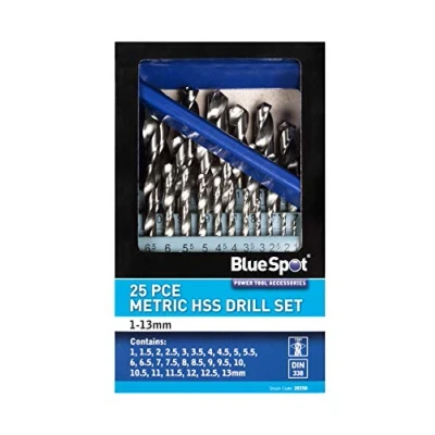 Image of BlueSpot 20350 25 PCE Metric HSS Drill Set (1 13mm)