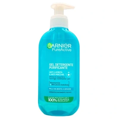Image of Garnier Pure Active Purifying Cleansing Gel for Oily or Blemished Skin, 200 ml
