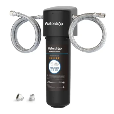 Image of Waterdrop 10UA Under Sink Water Filter, 30,000 Liters High Capacity Filter System, NSF/ANSI 42 Certified,Reduce PFAS, PFOA/PFOS, Reduce Lead, Chlorine, Bad Taste, Odor