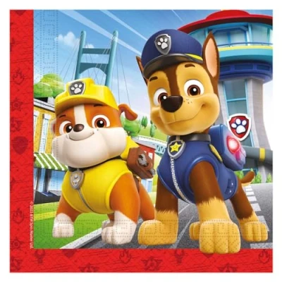 Image of Paw Patrol Rescue Heroes 20 Napkins