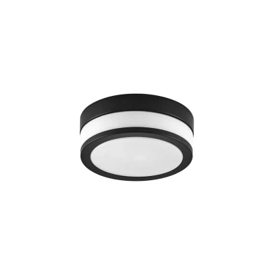 Image of Ceiling Light &#039;Flavi&#039; dimmable (Modern) in Black Made of Metal for e.g. Bathroom (2 Sources, E27) from Lindby lamp, lamp