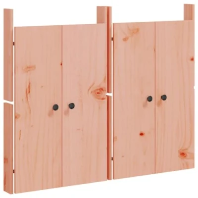 Image of vidaXL Outdoor Kitchen Doors Cabinet Door Access 2 pcs Solid Wood Douglas