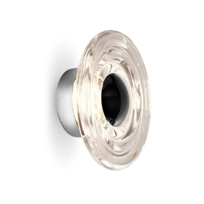 Image of Tom Dixon Press Surface Wall Lamp Mini 2700K IP55 Clear