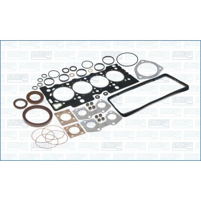 Image of 0197F1 Full Gasket Set, engine AJUSA 50118700 with cylinder head gasket, valve stem seals FIBERMAX PEUGEOT: 306 Estate, Hatchback