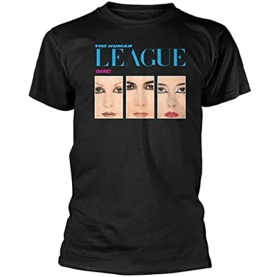 Image of The Human League Dare T Shirt Black S 3XL Tee