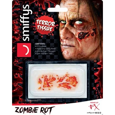 Image of Smiffys Make Up FX, Horror Transfer, Zombie Rot, R Water Based, Allergy &amp; Latex Free, Cosmetics and Disguises Fancy Dress, Dress Disguises.
