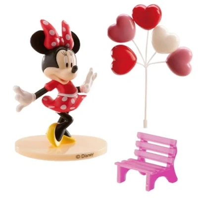 Image of Dekora Minnie Mouse Figurine Cake Topper, 9cm