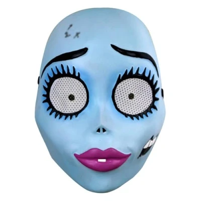 Image of Rubie&#039;s Adult Corpse Bride Costume Half Mask, As Shown, One Size, size