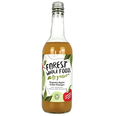Image of Organic Apple Cider Vinegar 500ml Forest Whole Foods (unpasteurised, raw, unfiltered)