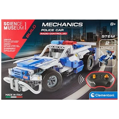 Image of Clementoni 61874 Mechanics Lab Police Car, Multi Colour