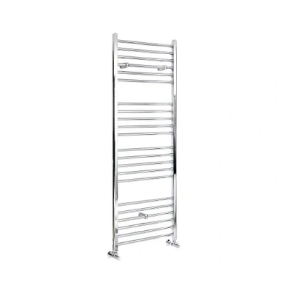 Image of Milano Kent Chrome Straight Bar Heated Towel Rail 1600mm x 600mm