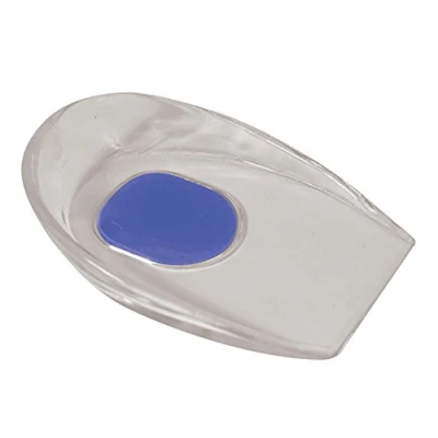 Image of Pair of Medial Grade Silicone Heel Cups, Cushion Pads for Spurs Central Pressure Relief, Cushioning, Support and Shock Absorption Pad Spur Pain Reduce Hard Skin Build Up Shoe Inserts