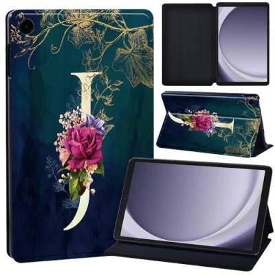 Image of Case For Lenovo Tab M7 3rd Gen TB 7306F 2021 Tablet PU Leather Tri Fold Slim Lightweight Smart Protective Shell With Stand Flip Cover Holster (initial letter J)