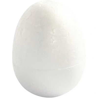 Image of Polystyrene Eggs, H: 7 cm, W: 5 5pcs
