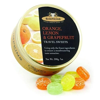 Image of Simpkins Orange Lemon Grapefruit 200g (Pack of 3)