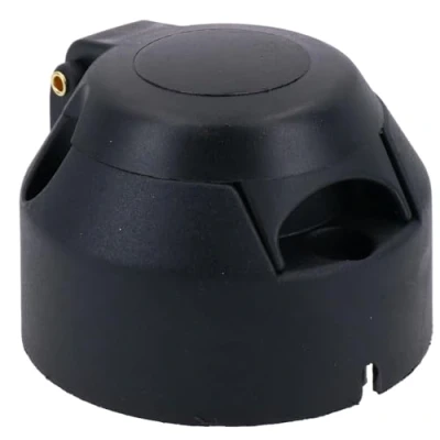 Image of AB Tools Tow Bar Electrics 7 pin 12v N type PLASTIC Socket for Trailer Lights TR041