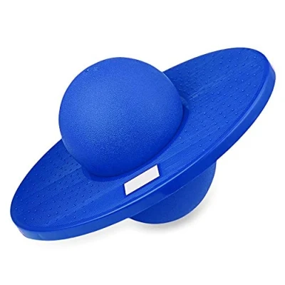 Image of Rock Hopper Jumping Ball Balance Board Pogo Lolo Kids Exercise Bounce Space Toy (Blue Hopper)
