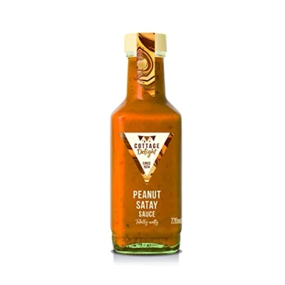 Image of Cottage Delight Peanut Satay Sauce 220ml, Brown