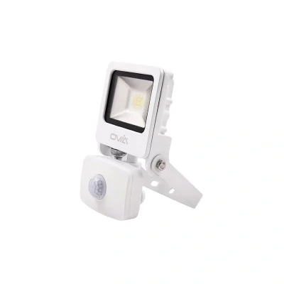 Image of Ovia 10W LED Floodlight With PIR IP44 4000K White