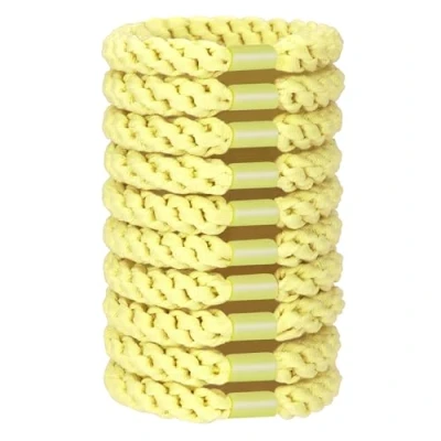 Image of JessLab Hair Ties Set, 10 Pcs Soft Elastic Cords for Women No Damage Ponytail Holders Stretchy Bands Headband Accessory Girls Ladies, Light Green