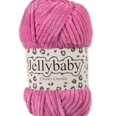 Image of Cygnet Jellybaby Chunky Chenille Knitting Yarn (Bubblegum 016)