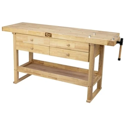 Image of SIP Professional Hardwood 4 Drawer Workbench