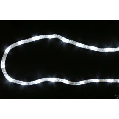 Image of Christmas Concepts® 1 Metre White LED Battery Operated Mesh Rope Light with 20 Lights