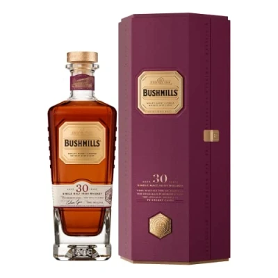 Image of Bushmills 30 Year Old Single Malt Irish Whiskey, 70 cl
