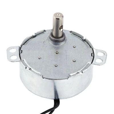 Image of Turntable Synchronous Synchron Motor 50/60Hz Frequency AC 220 240V Geared CW/CCW 4W (2.5 3RPM)
