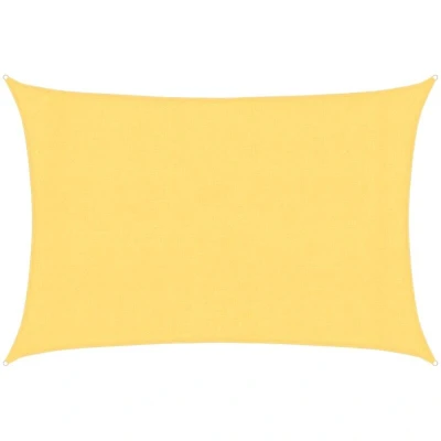 Image of vidaXL Sunshade Sail 160 g/m² Beige 3x5 m HDPE