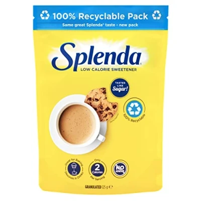 Image of SPLENDA No Calorie Sweetener Granulated Sugar Substitute 125g Pouch
