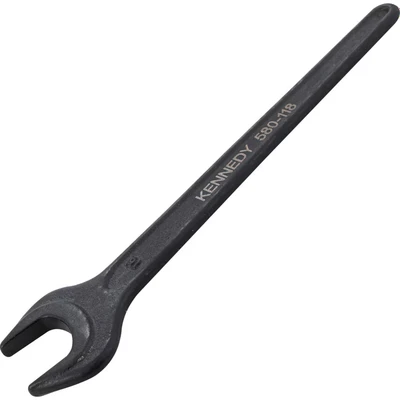 Image of Kennedy Metric Open Ended Spanner, Single End, Vanadium Steel, 18mm