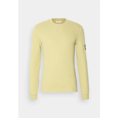 Image of Calvin Klein Jeans Badge TEE Long sleeved top, Men&#039;s, Size: Medium, Leek green