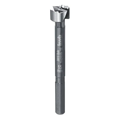 Image of kwb Speed forstner bit Ø 15 Mm Made of Hardened and Tempered Special Steel with Precise Serrated Edge, Centre Point, Optimally Sharpened Cutting Edges Polished Surface.