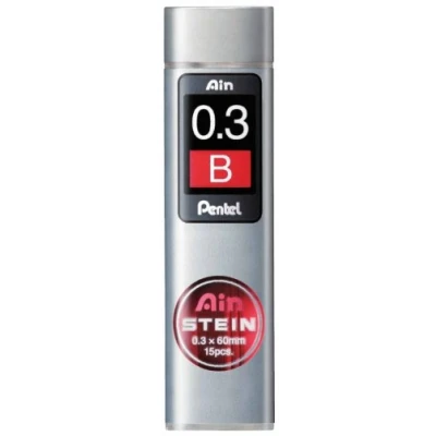 Image of Pentel Ain Stein lead Refills Grade B, 0.3 mm Pack of 12 tubes