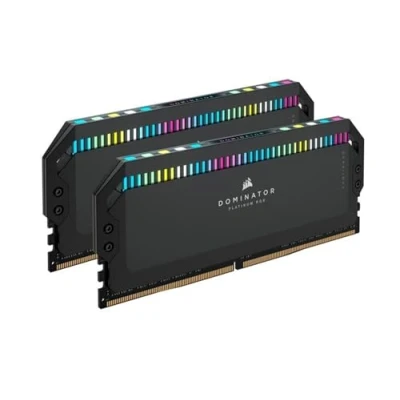 Image of CORSAIR DOMINATOR PLATINUM RGB DDR5 RAM 64GB (2x32GB) 5200MHz CL40 Intel XMP iCUE Compatible Computer Memory Black (CMT64GX5M2B5200C40)