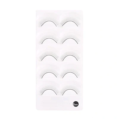 Image of 5 Pairs False Eyelashes, Professional Fluffy Eye Lashes for Eyelash Extension Grafting Training, Reusable Natural Fake Eyelashes Makeup Tool Beginner