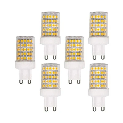 Image of BAISHICHENG 6Packs G9 LED Light Bulb 10W(Replacement of 100W Halogen Lamp) Ceramic Base Non Dimmable 3000K Warm White 1000LM Household Lighting with 360 Beam Angle