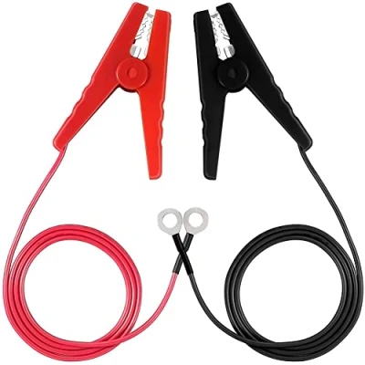 Image of Stroagymoon Electric Fence Wire Connect The and Charger, Fence, Lead with Alligator Clip