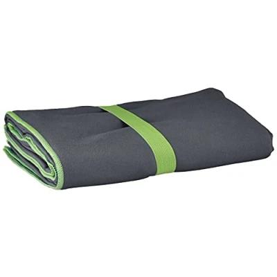 Image of Playshoes Unisex Multifunctional Towel, Microfibre Bath Towel Portable Blanket, Grey, 90 x 180 cm